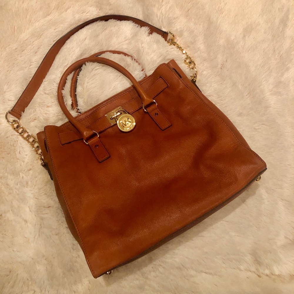Michael Kors cognac purse